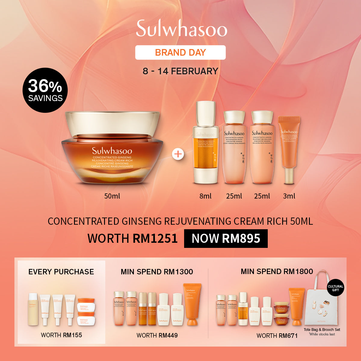 Concentrated Ginseng Rejuvenating Cream Rich 50ml