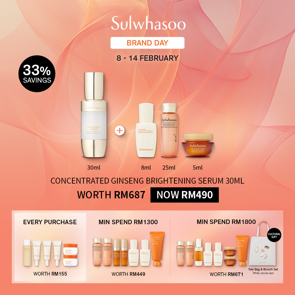 Concentrated Ginseng Brightening Serum 30ml